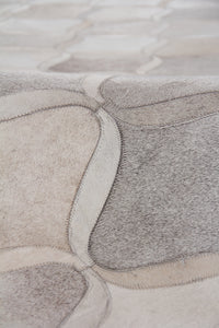 Exquisite Rugs Natural Hide Cowhide Silver Area Rug