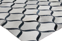 Exquisite Rugs Natural Hide Cowhide Silver Area Rug