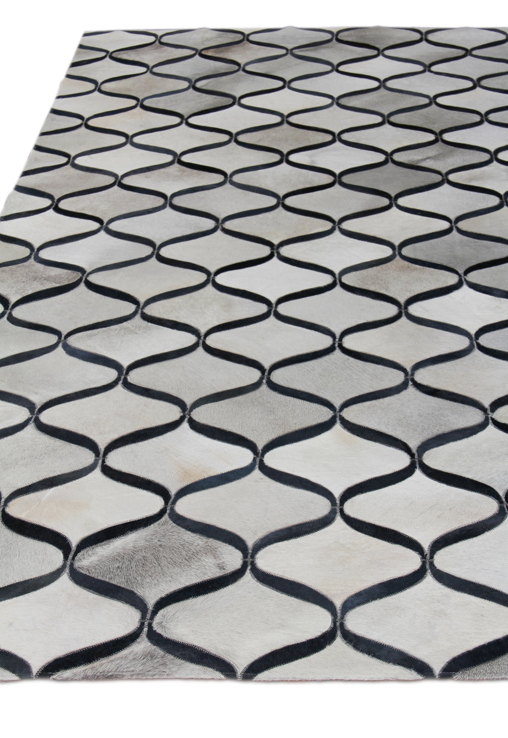 Exquisite Rugs Natural Hide Cowhide Silver Area Rug