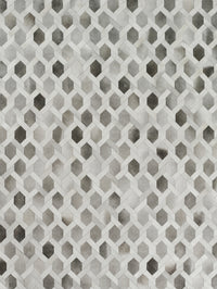 Exquisite Rugs Natural Hide Cowhide Silver Area Rug