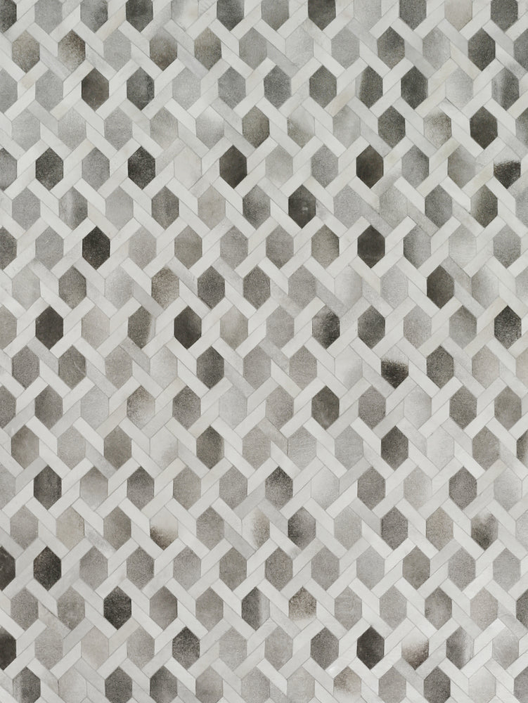 Exquisite Rugs Natural Hide Cowhide Silver Area Rug