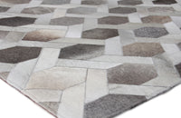 Exquisite Rugs Natural Hide Cowhide Silver Area Rug