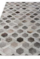 Exquisite Rugs Natural Hide Cowhide Silver Area Rug