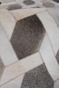 Exquisite Rugs Natural Hide Cowhide Silver Area Rug