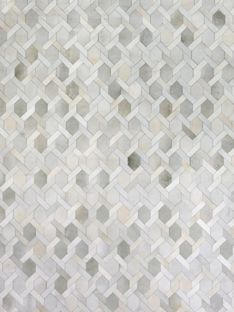 Exquisite Rugs Natural Hide Cowhide Silver Area Rug