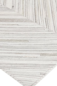 Exquisite Rugs Natural Hide Cowhide Silver Area Rug