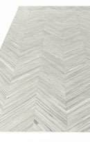 Exquisite Rugs Natural Hide Cowhide Silver Area Rug
