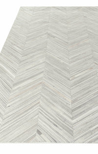 Exquisite Rugs Natural Hide Cowhide Silver Area Rug