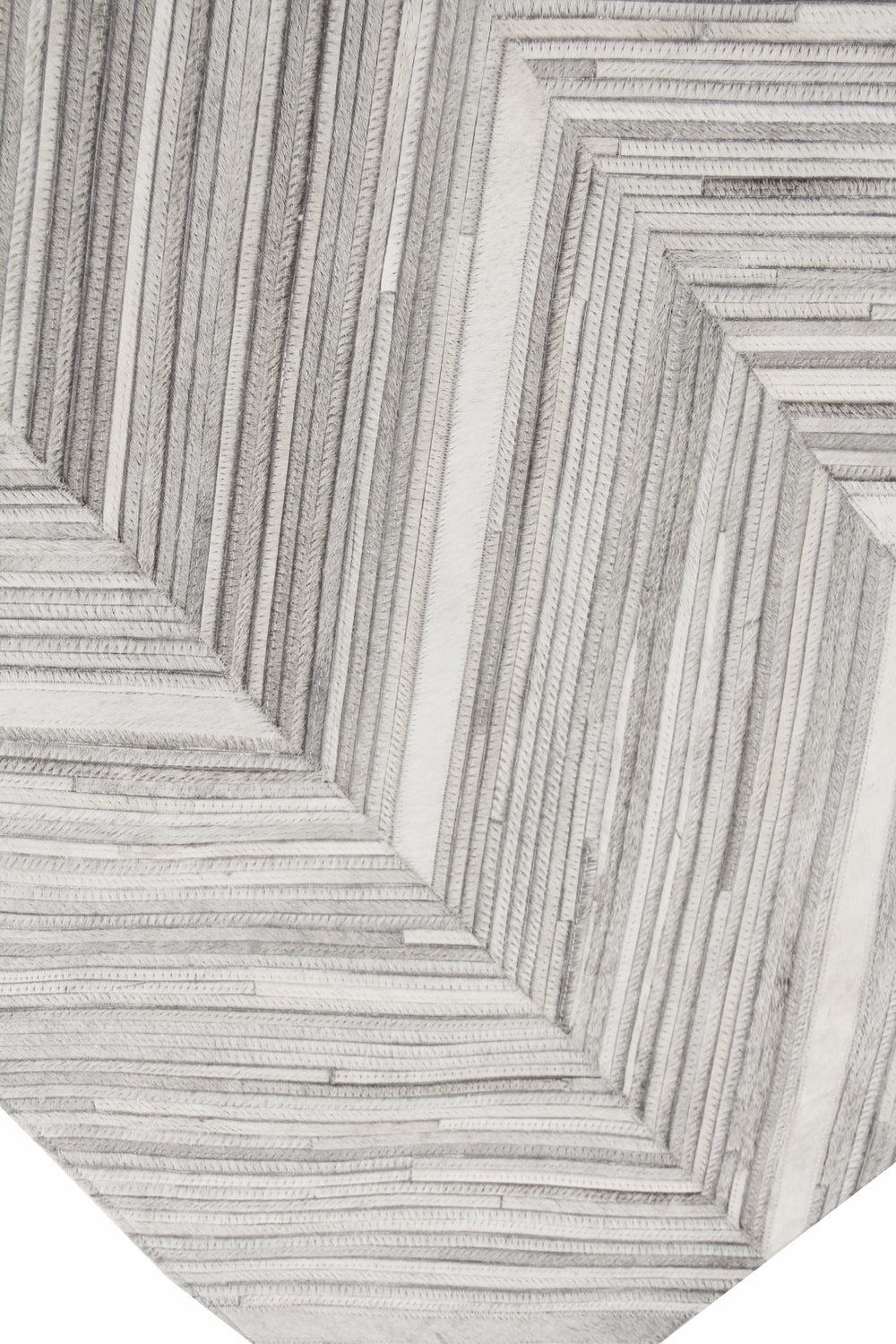 Exquisite Rugs Natural Hide Cowhide Silver Area Rug