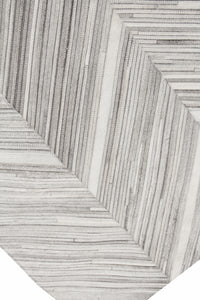 Exquisite Rugs Natural Hide Cowhide Silver Area Rug