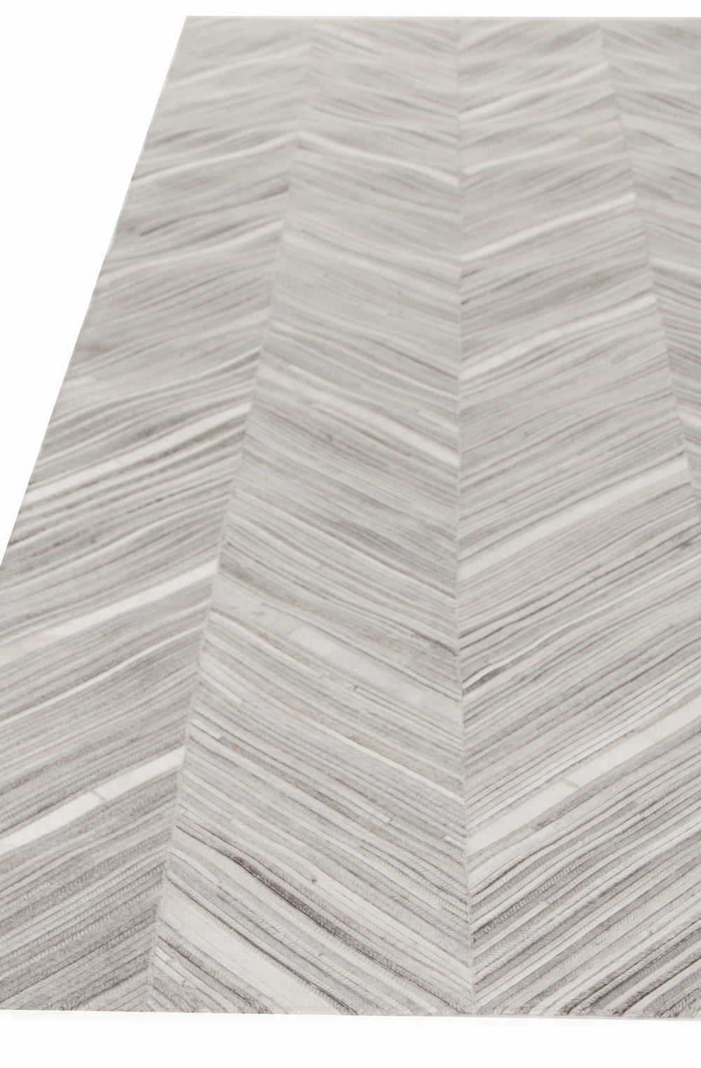 Exquisite Rugs Natural Hide Cowhide Silver Area Rug