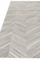 Exquisite Rugs Natural Hide Cowhide Silver Area Rug