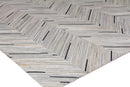 Exquisite Rugs Natural Hide Cowhide Silver Area Rug