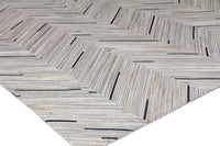 Exquisite Rugs Natural Hide Cowhide Silver Area Rug