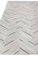 Exquisite Rugs Natural Hide Cowhide Silver Area Rug