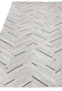 Exquisite Rugs Natural Hide Cowhide Silver Area Rug