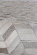 Exquisite Rugs Natural Hide Cowhide Silver Area Rug