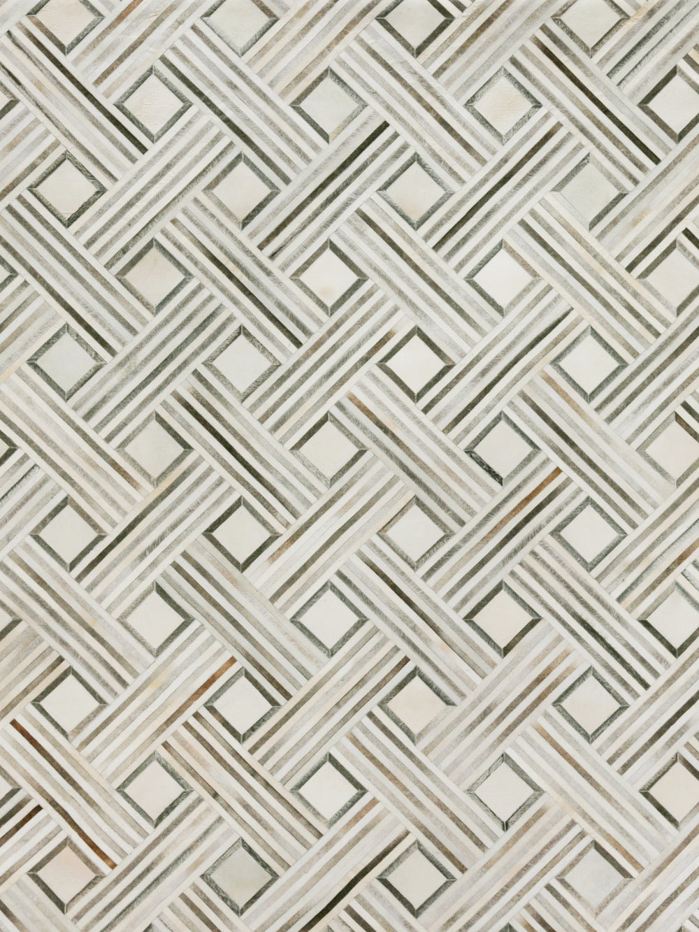 Exquisite Rugs Natural Hide Cowhide Silver Area Rug