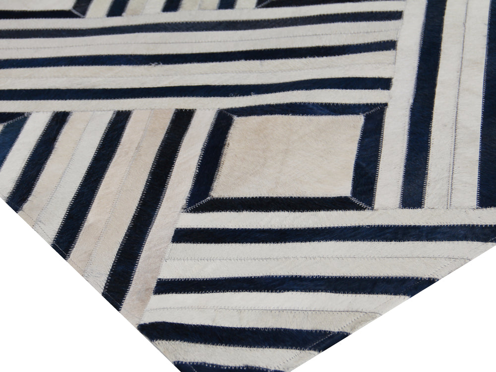 Exquisite Rugs Natural Hide Cowhide Silver Area Rug