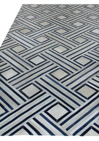Exquisite Rugs Natural Hide Cowhide Silver Area Rug