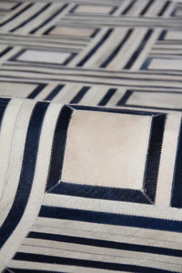 Exquisite Rugs Natural Hide Cowhide Silver Area Rug