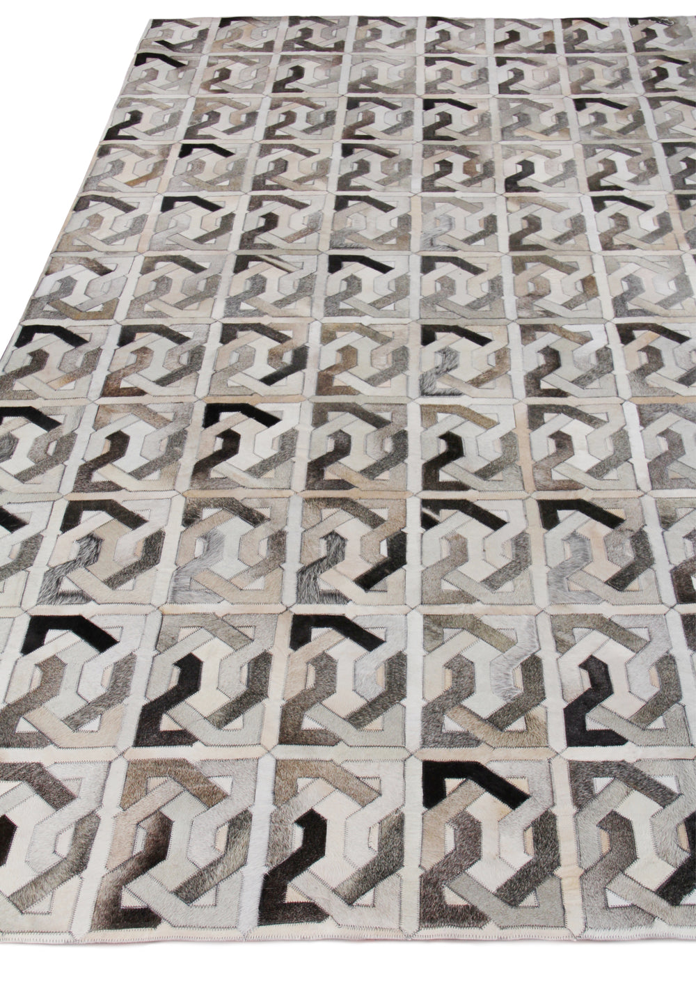 Exquisite Rugs Natural Hide Cowhide Silver Area Rug