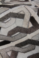 Exquisite Rugs Natural Hide Cowhide Silver Area Rug