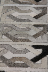Exquisite Rugs Natural Hide Cowhide Silver Area Rug