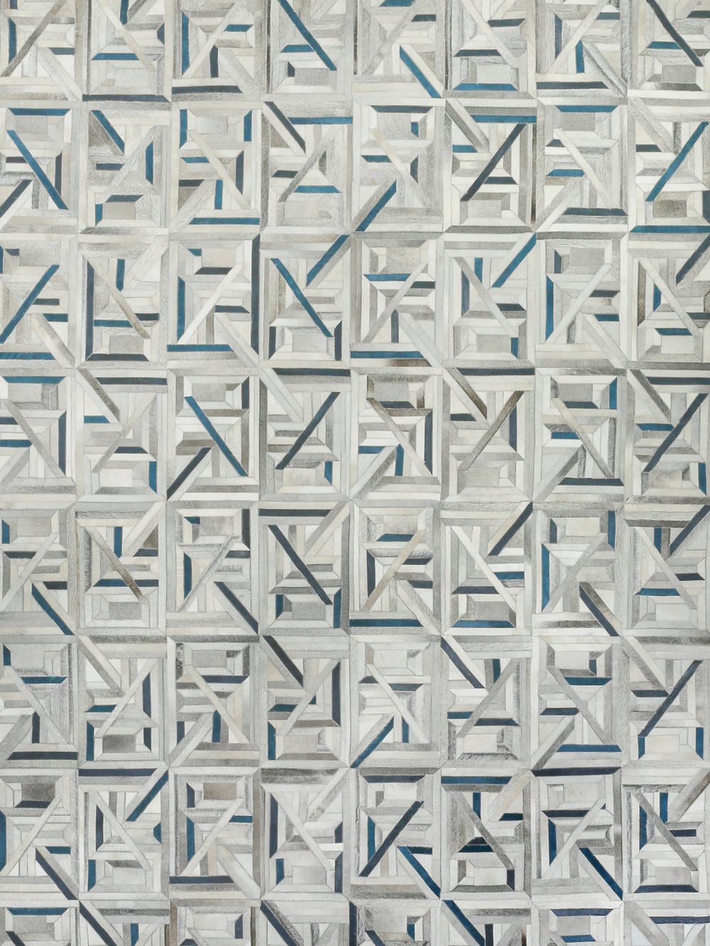 Exquisite Rugs Natural Hide Cowhide Silver Area Rug
