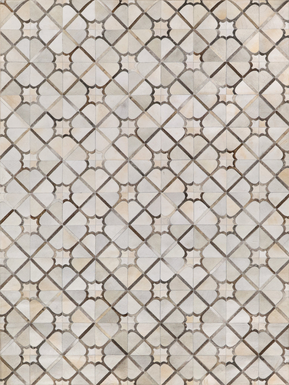 Exquisite Rugs Natural Hide Cowhide Silver Area Rug