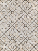 Exquisite Rugs Natural Hide Cowhide Silver Area Rug