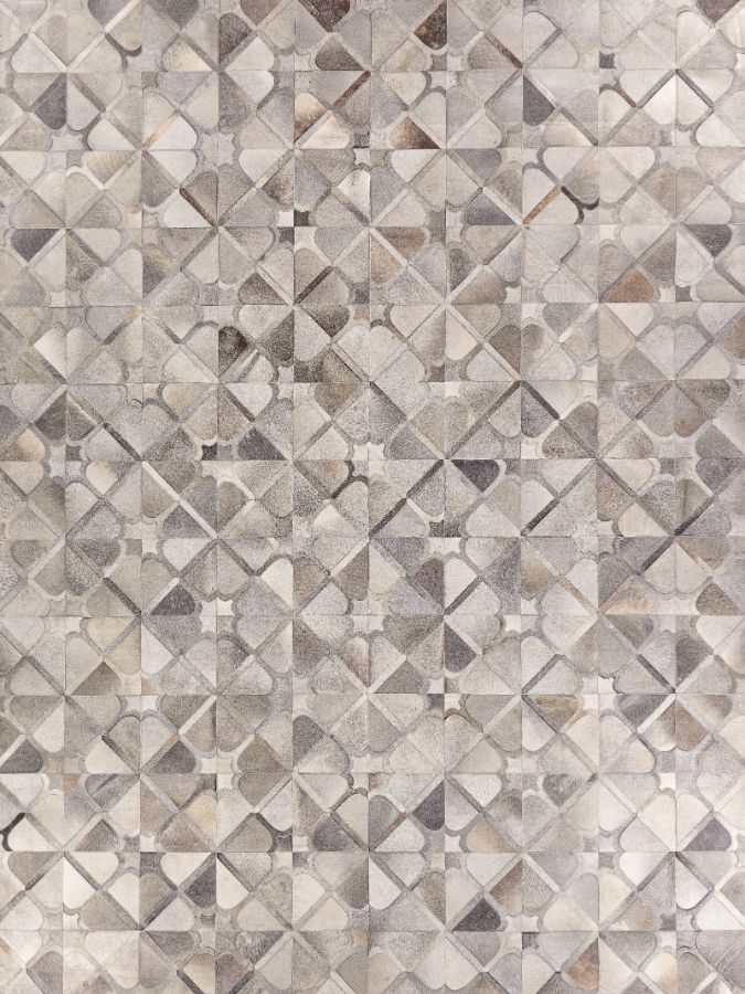 Exquisite Rugs Natural Hide Cowhide Silver Area Rug