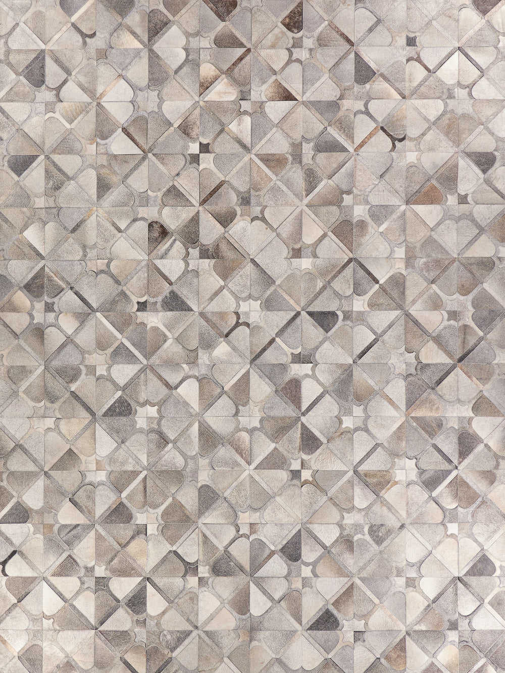 Exquisite Rugs Natural Hide Cowhide Silver Area Rug