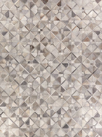 Exquisite Rugs Natural Hide Cowhide Silver Area Rug