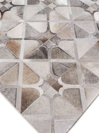 Exquisite Rugs Natural Hide Cowhide Silver Area Rug