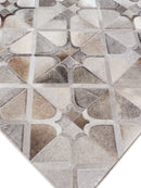 Exquisite Rugs Natural Hide Cowhide Silver Area Rug