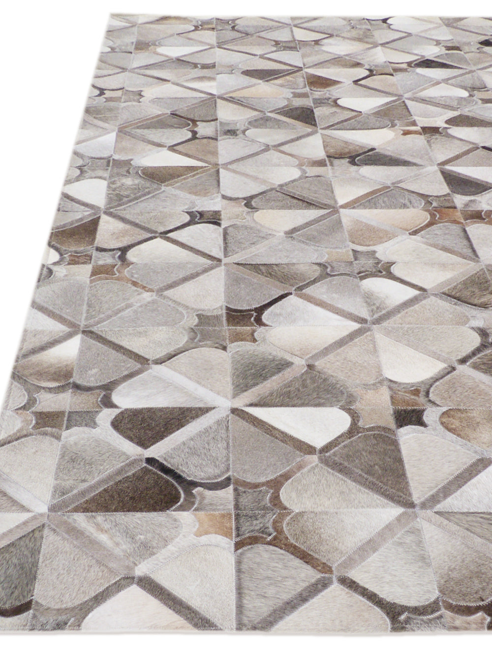 Exquisite Rugs Natural Hide Cowhide Silver Area Rug