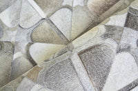 Exquisite Rugs Natural Hide Cowhide Silver Area Rug