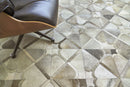 Exquisite Rugs Natural Hide Cowhide Silver Area Rug