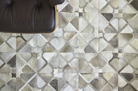 Exquisite Rugs Natural Hide Cowhide Silver Area Rug