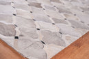 Exquisite Rugs Natural Hide Cowhide Silver Area Rug