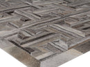 Exquisite Rugs Natural Hide Cowhide Silver Area Rug