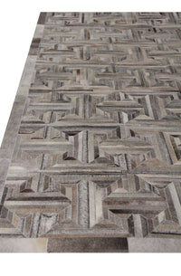 Exquisite Rugs Natural Hide Cowhide Silver Area Rug