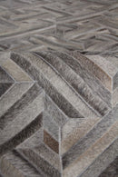 Exquisite Rugs Natural Hide Cowhide Silver Area Rug
