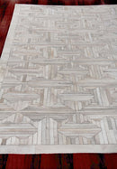 Exquisite Rugs Natural Hide Cowhide Silver Area Rug