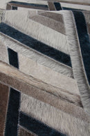 Exquisite Rugs Natural Hide Cowhide Silver Area Rug