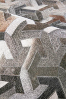 Exquisite Rugs Natural Hide Cowhide Silver Area Rug