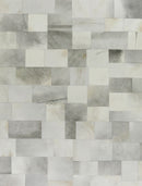 Exquisite Rugs Natural Hide Cowhide Silver Area Rug
