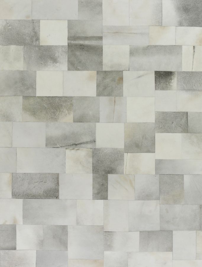 Exquisite Rugs Natural Hide Cowhide Silver Area Rug