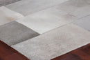 Exquisite Rugs Natural Hide Cowhide Silver Area Rug